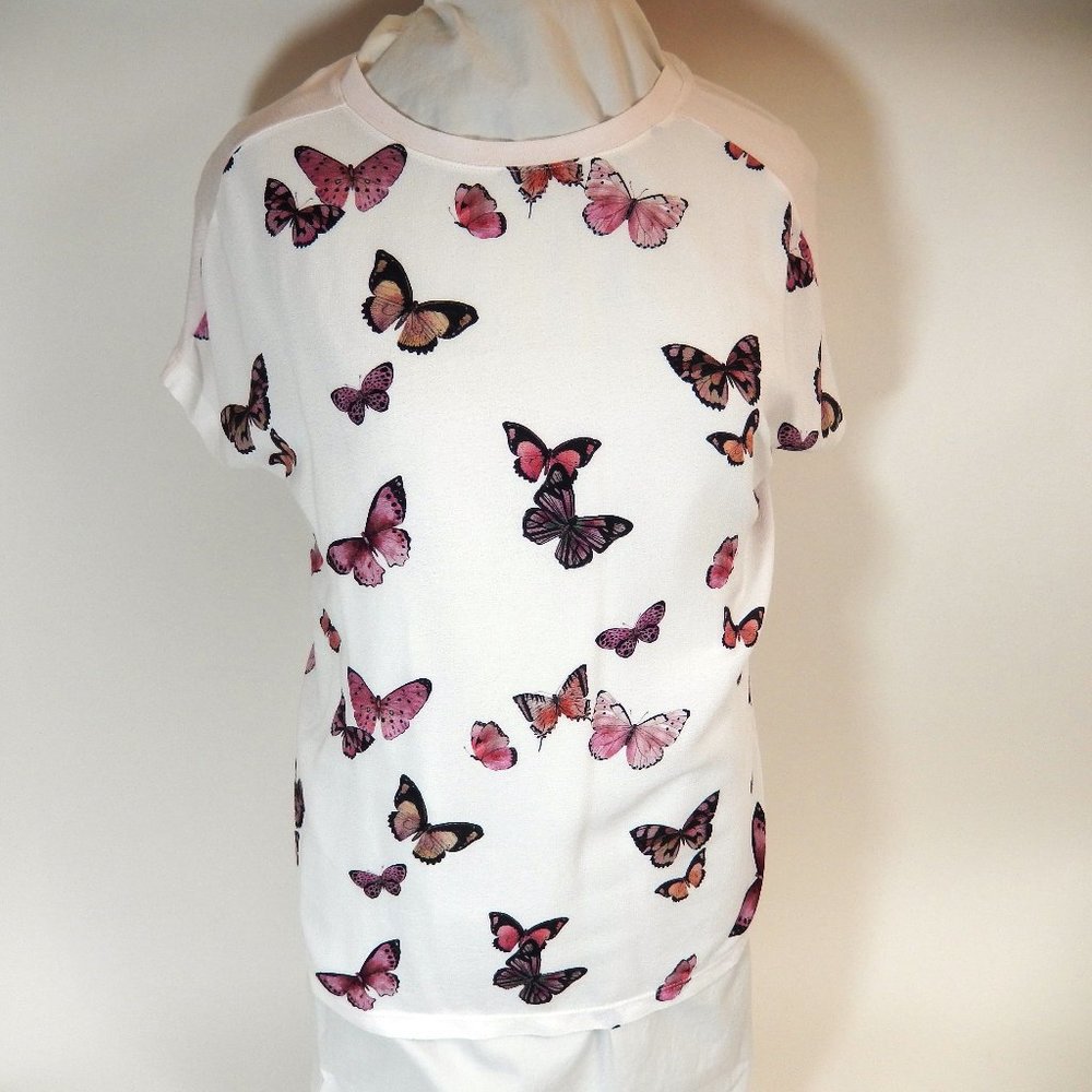 Tu Women's Top With Butterflies